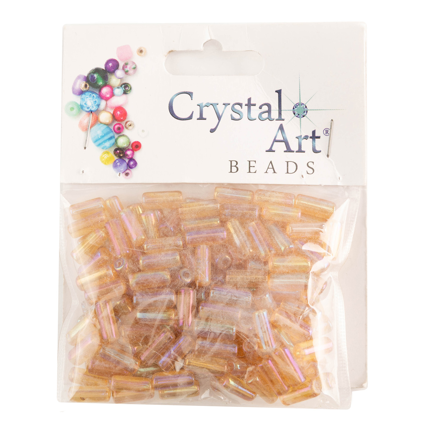 Намистини 4*10 мм, 50 г, rainbow 11055/020C Crystal Art 1