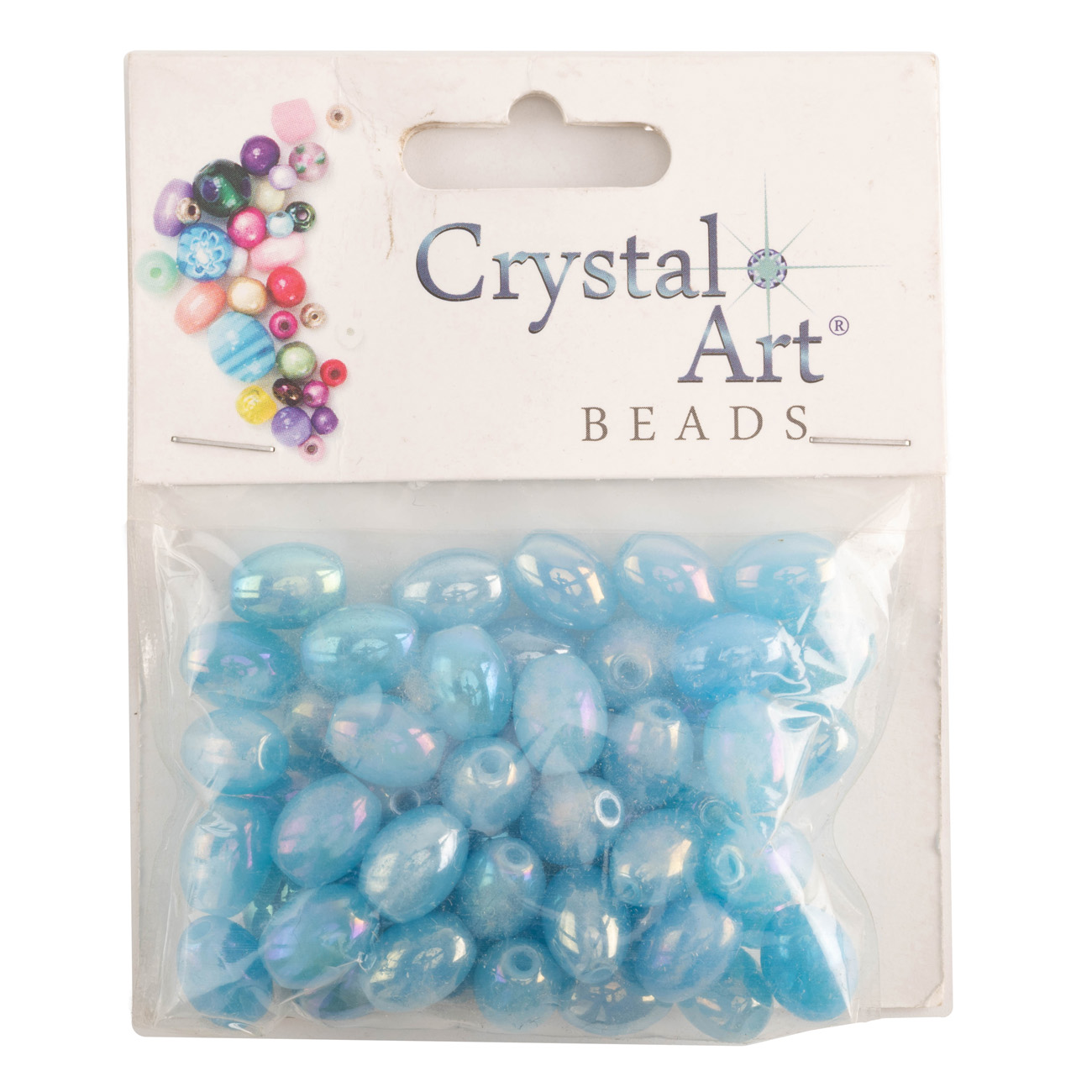 Намистини 7*11 мм, 50 г, rainbow 11034/352C Crystal Art 1