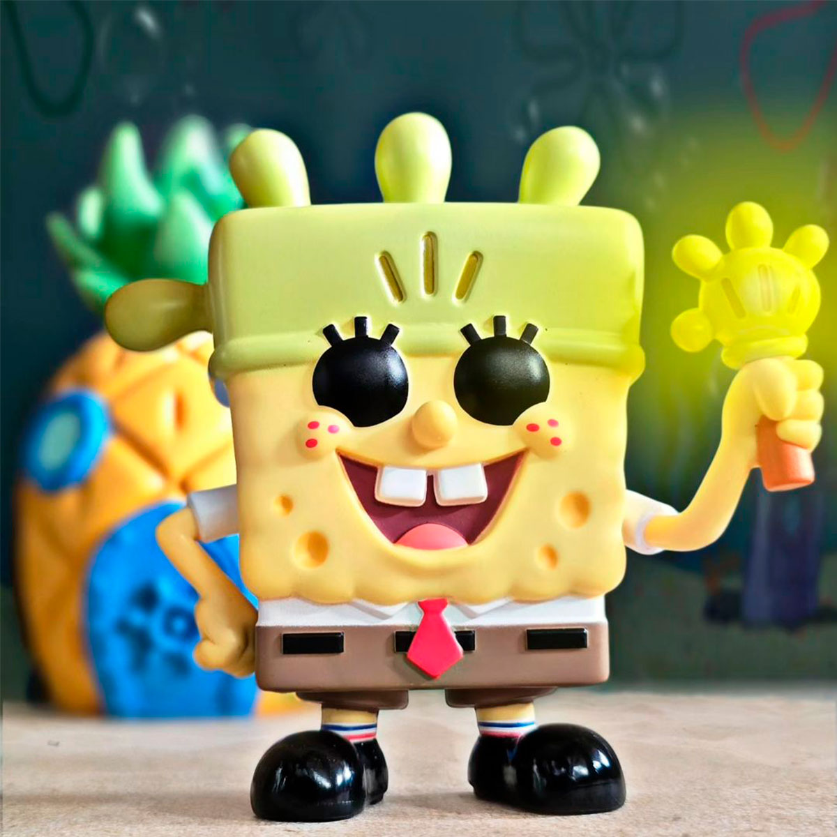 Фігурка Funko Pop! серії "Губка Боб Квадратні Штани" - Губка Боб з руковичкою-ліхтариком, 75734 1