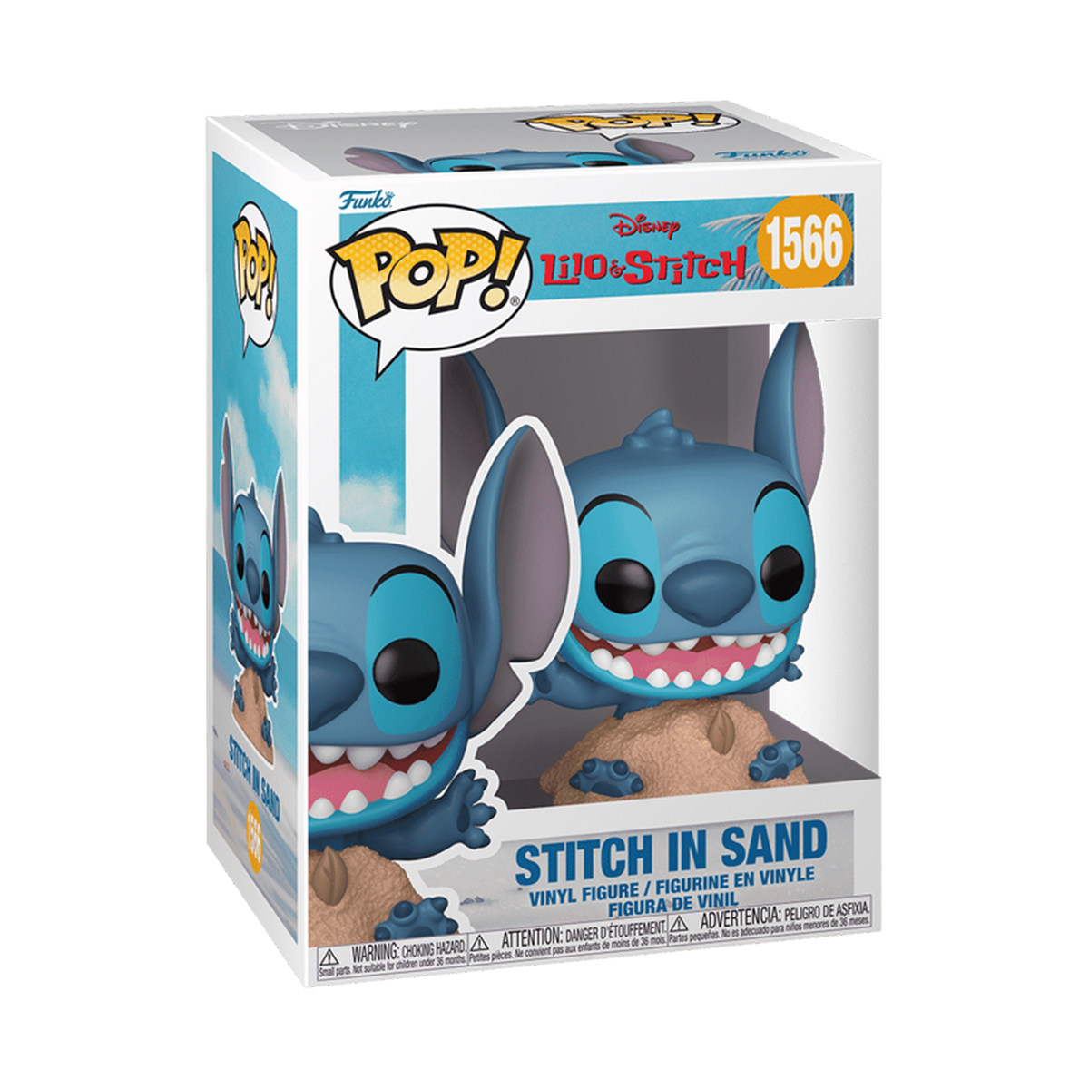 Фігурка Funko Pop! серії "Ліло та Стіч" - Стіч у піску, 86276 1