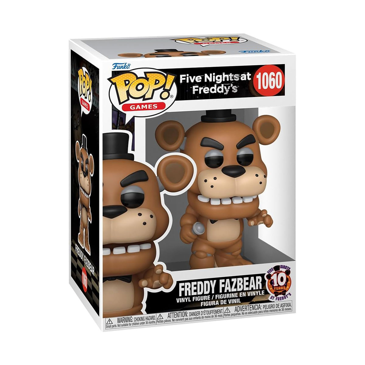 Фігурка Funko Pop! серії "5 ночей у Фредді: 10 років" - Фредді, 87116 1