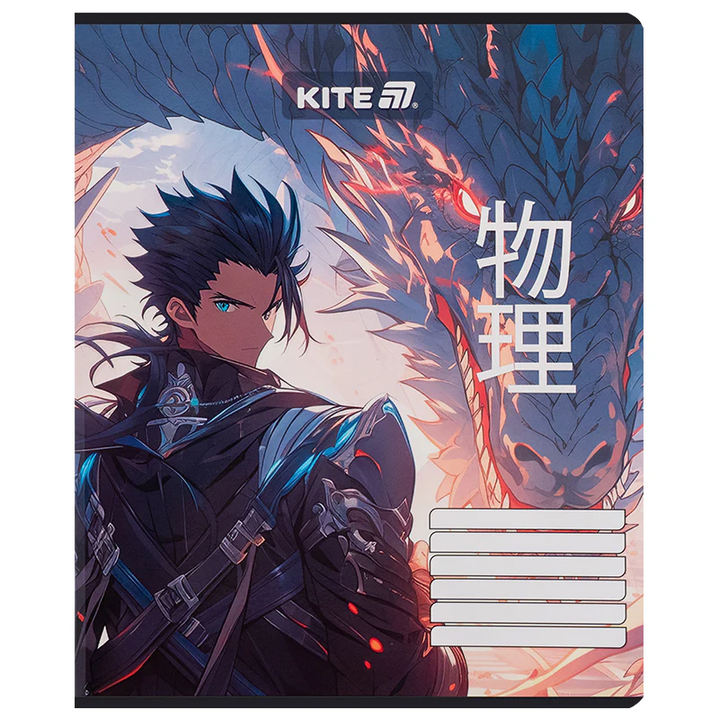 Зошит 18 арк., лін., софт-тач + УФ лак, Kite Anime, K25-237-1 11