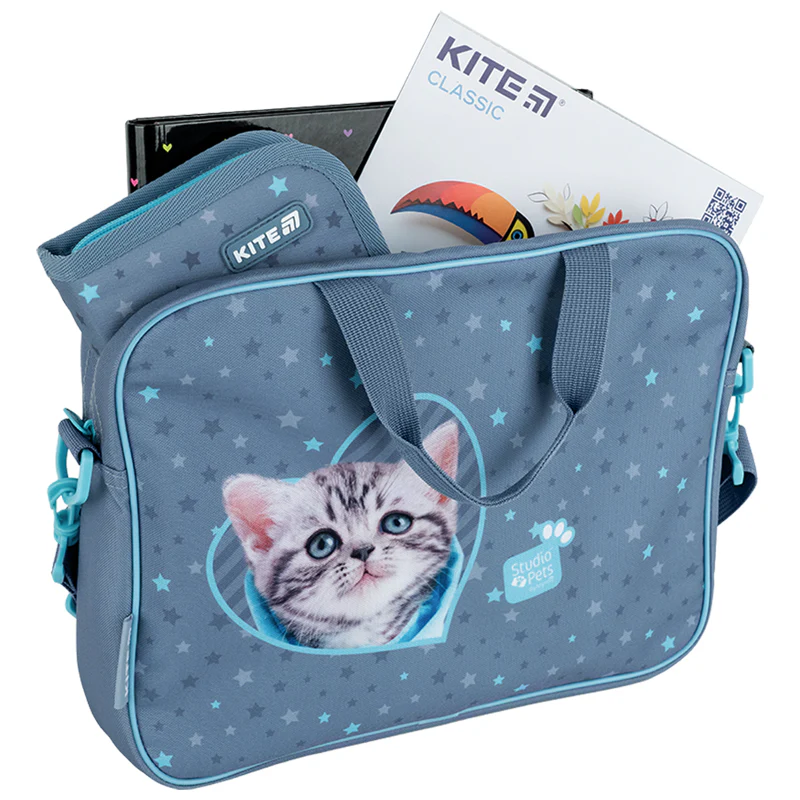 Сумка шкільна текстильна Kite A4, 1 від., 589-2 SP, SP25-589-2 4