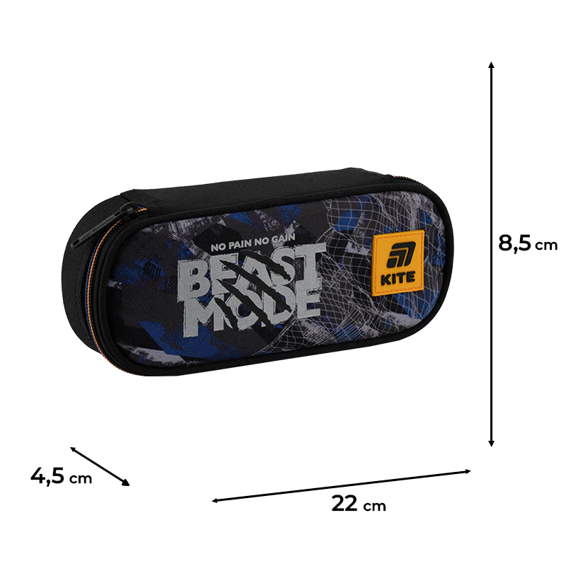 Пенал Kite 599 Beast mode, K25-599-8 2
