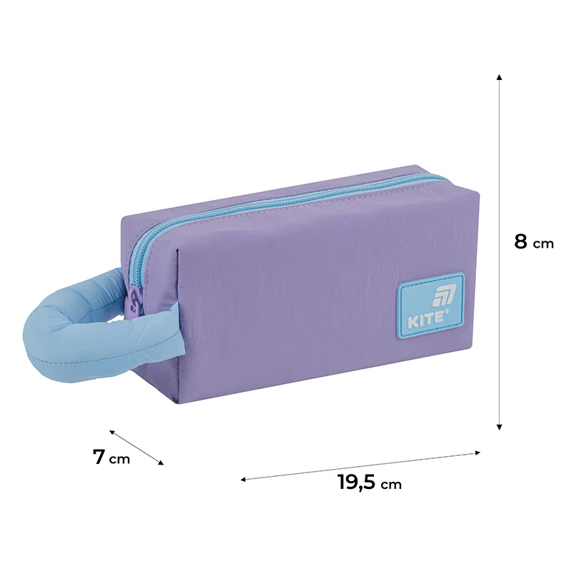 Пенал Kite 2703-3 фіолетово-блакитний, K25-2703-3 3