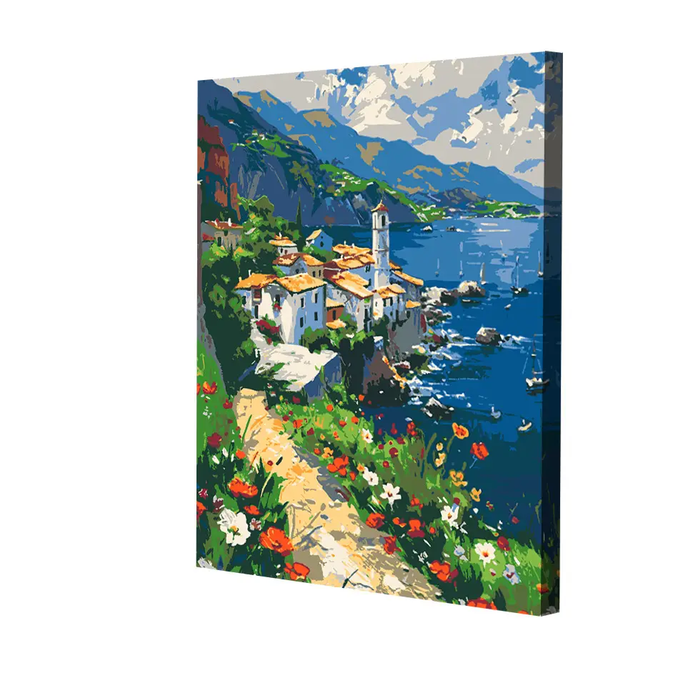 Картина по номерам "Белый берег" 40*50 см, RB-0935, ТМ "RIVIERA BLANCA" 1