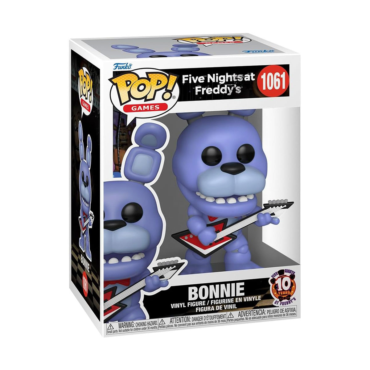 Фігурка Funko Pop! серії "5 ночей у Фредді: 10 років" - Бонні, 87113 1