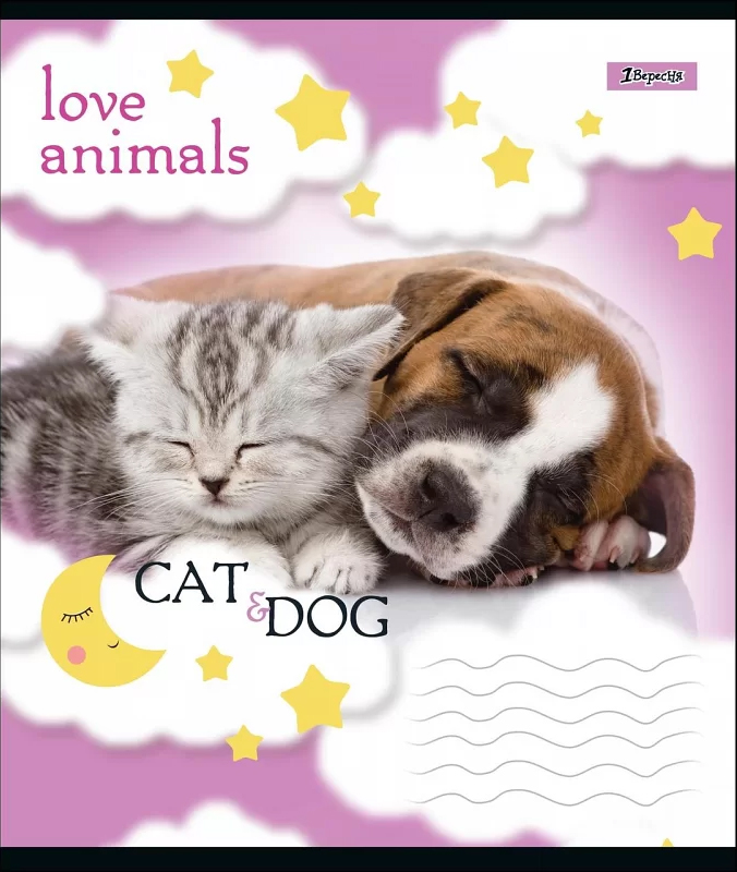 Тетрадь 12 лин. 1В Love Animals, 764471 4