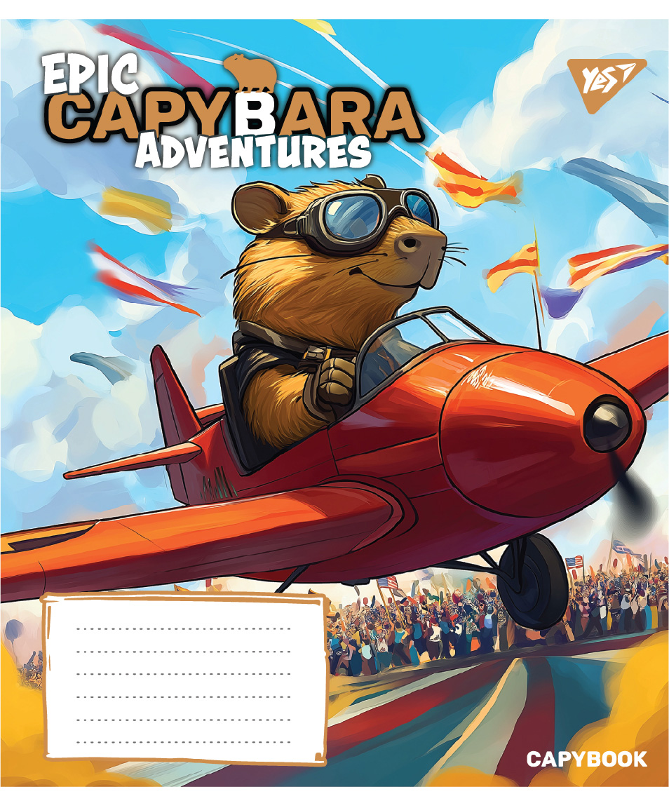 Зошит 12 лін. Yes "Epic Capybara", 767792 5