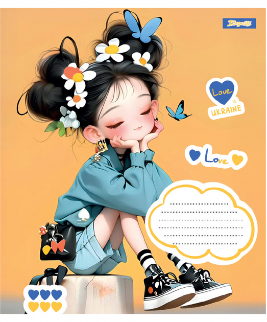 Зошит 12 лін. 1B "Free and Happy", 768233 4
