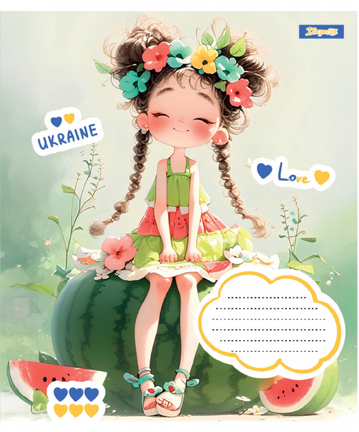 Зошит 12 лін. 1B "Free and Happy", 768233 5