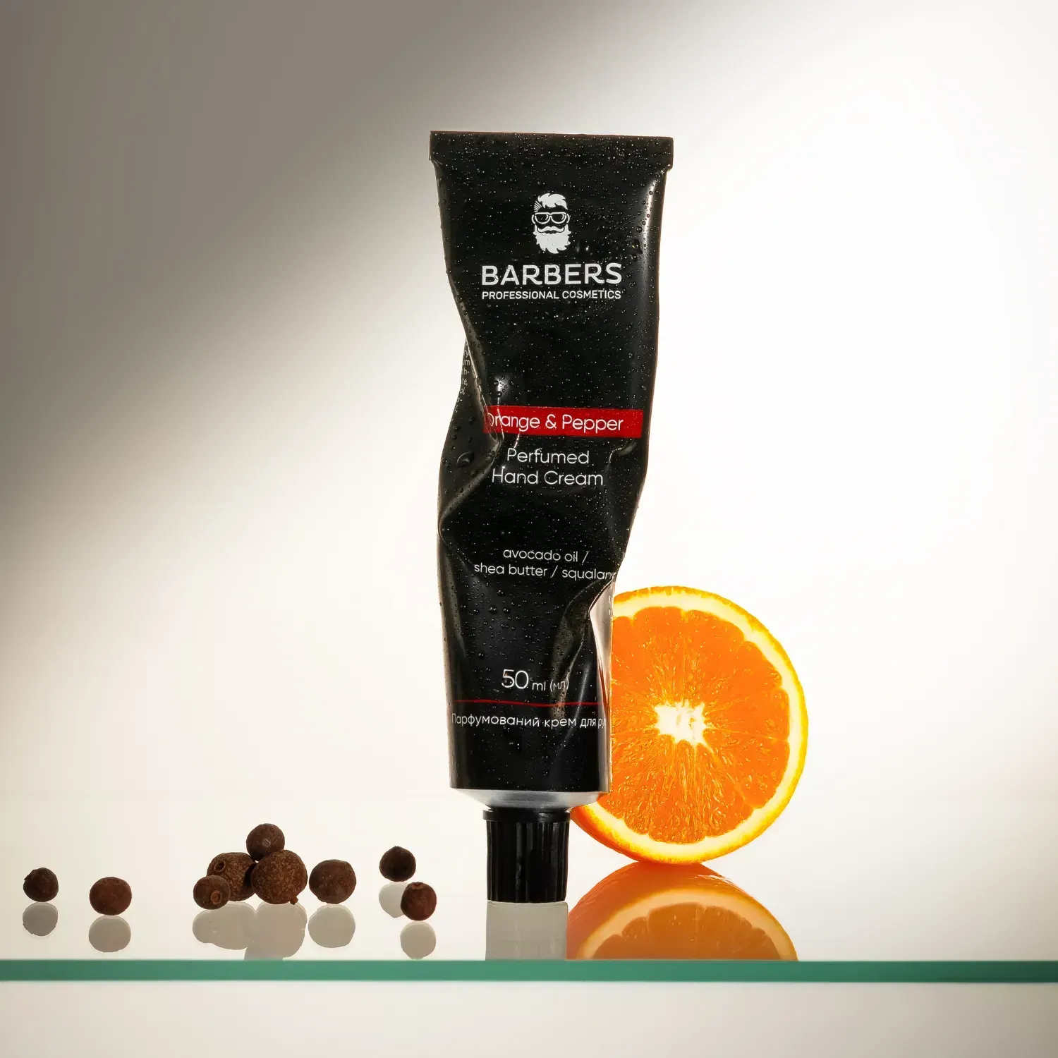 Парфумований крем для рук Orange & Pepper Barbers 50 мл 3