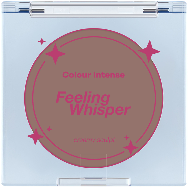 Кремовий скульптор для обличчя Feeling Whisper 401 мускатні обійми, 5 г, Colour Intense