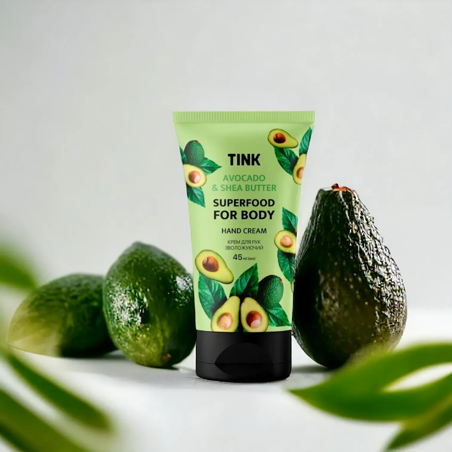 Крем для рук увлажняющий Avocado с маслом авокадо и маслом ши Tink 45 мл, 289215 3