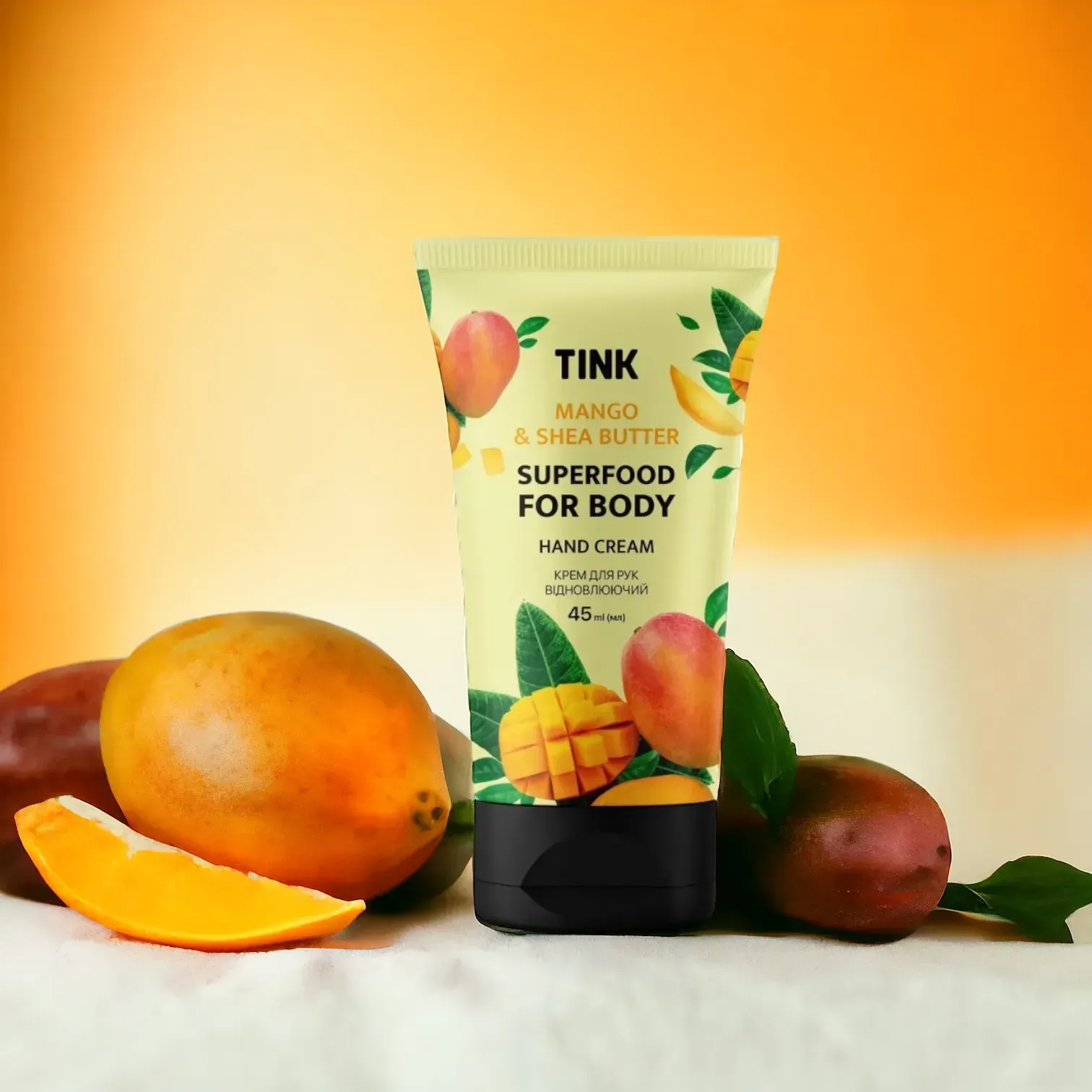 Крем для рук відновлюючий Mango з екстрактом манго та маслом ши Tink 45 мл, 289211 2