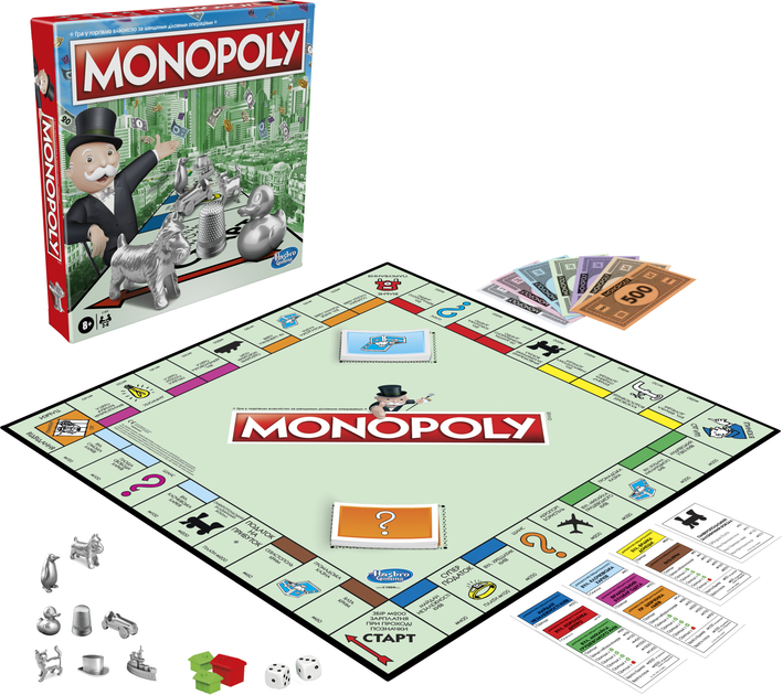 Гра настільна "Класична Монополія" Hasbro, C1009 2