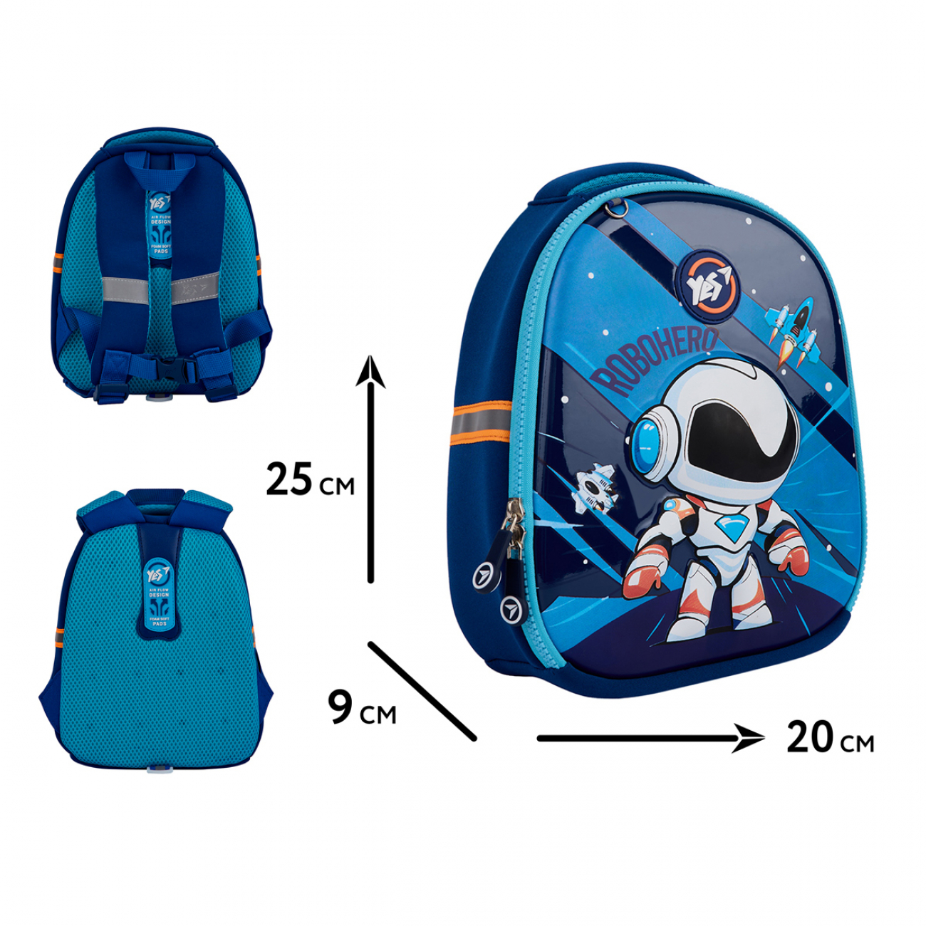 Рюкзак дитячий YES K-33 "Robohero", 550018 1