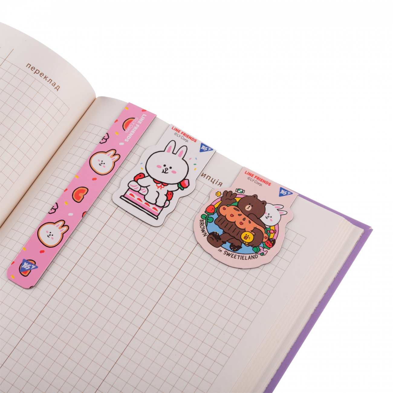 Закладки магнітні Yes "Line Friends" 3 шт, 708358 2