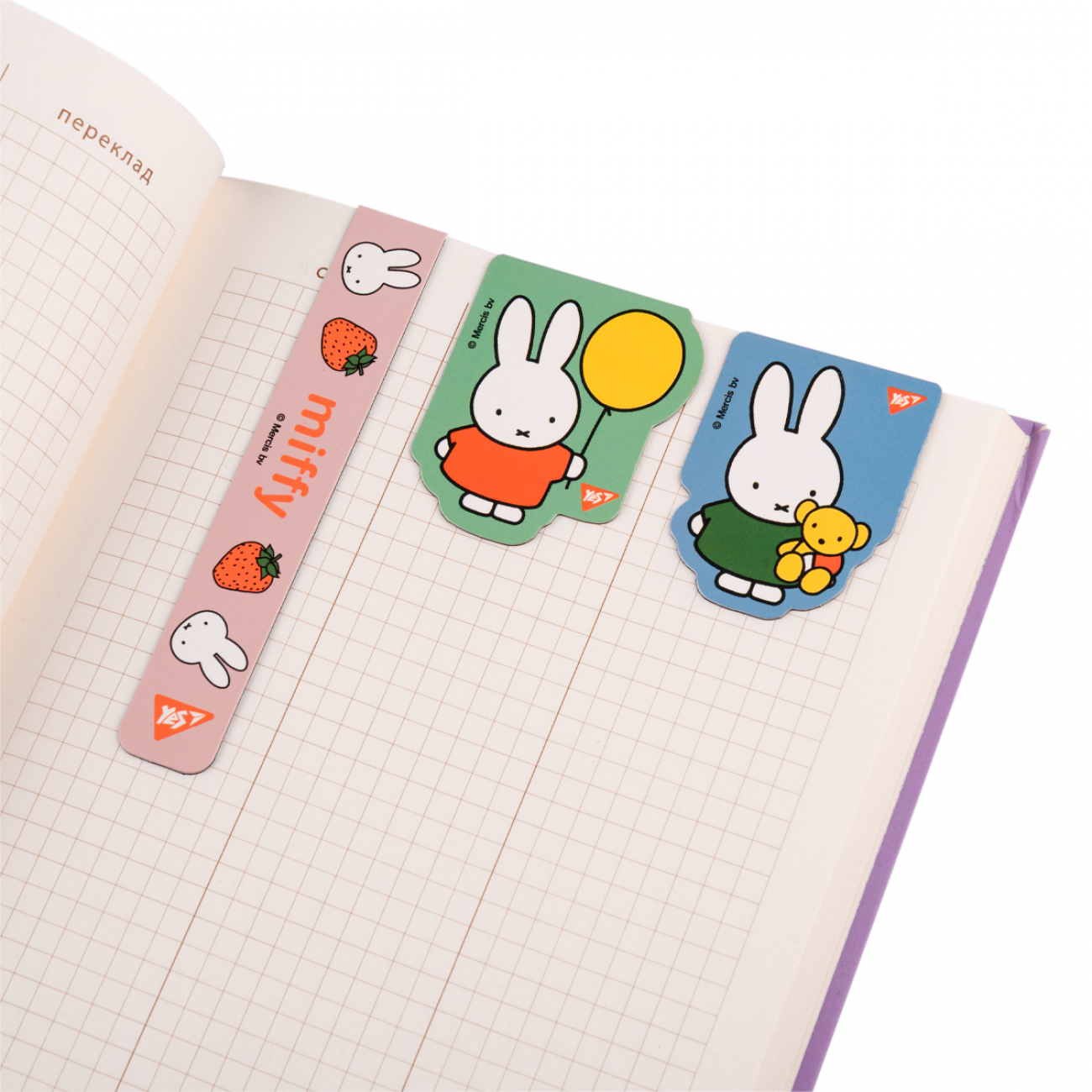 Закладки магнітні Yes "Miffy" 3 шт, 708356 2