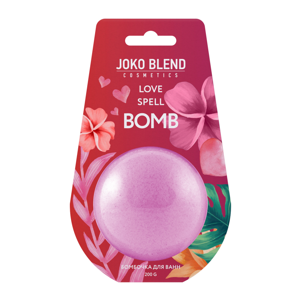 Бомбочка-гейзер для ванной Love Spell Joko Blend 200 г, 834152