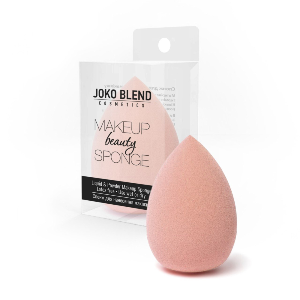 Спонж для нанесения макияжа Makeup Beauty Sponge Peach Joko Blend, 834208