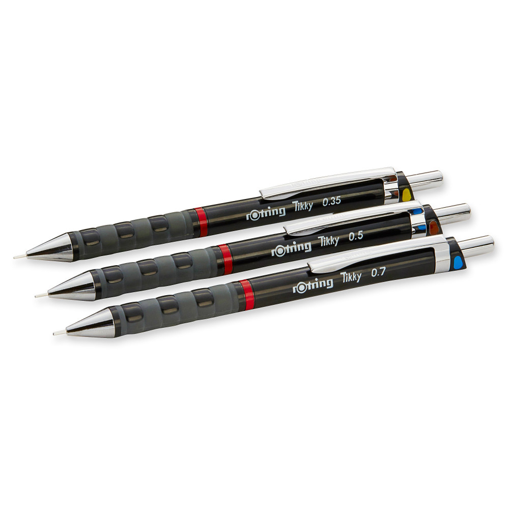 Олівець механічний 0,35/0,5/0,7 мм в чохлі Rotring Tikky чорн (S0801310) 1