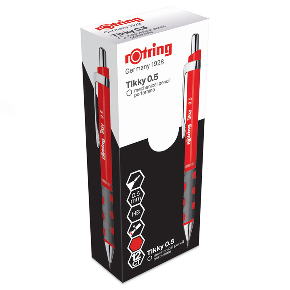 Олівець механічний 0,5 мм Rotring Tikky черв. (R1904699) 2