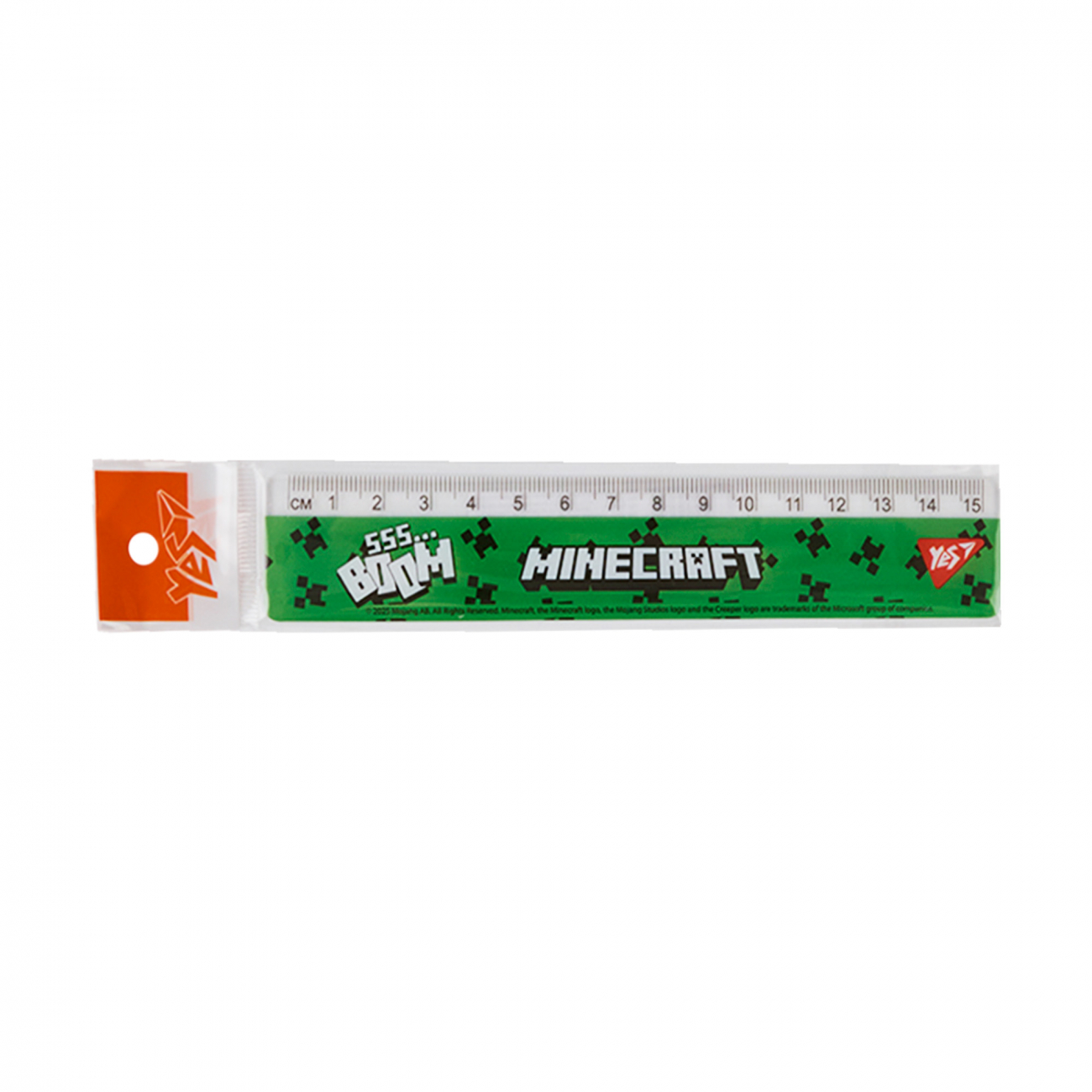 Линейка 15 см "Minecraft. Boom" 370680 Yes 1