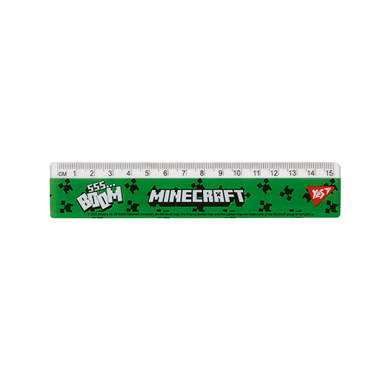 Линейка 15 см "Minecraft. Boom" 370680 Yes