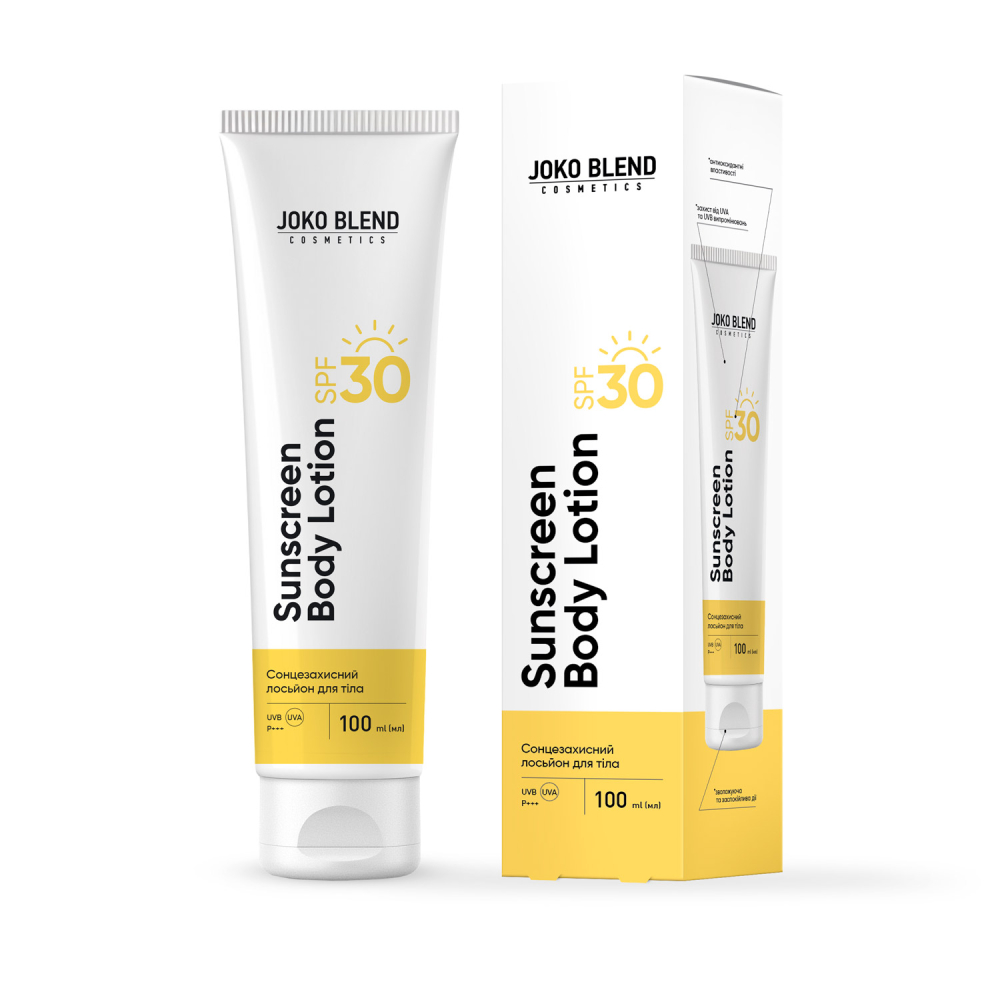 Сонцезахисний лосьйон для тіла SPF 30 Joko Blend 100 мл, 289551