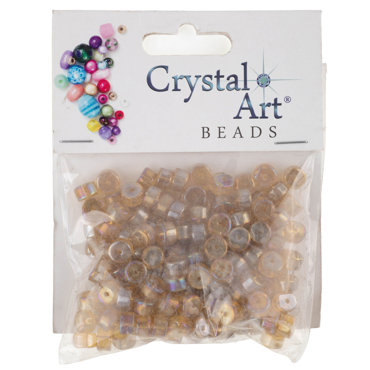Намистини 6*4 мм, 50 г, rainbow 11064/055C Crystal Art 1