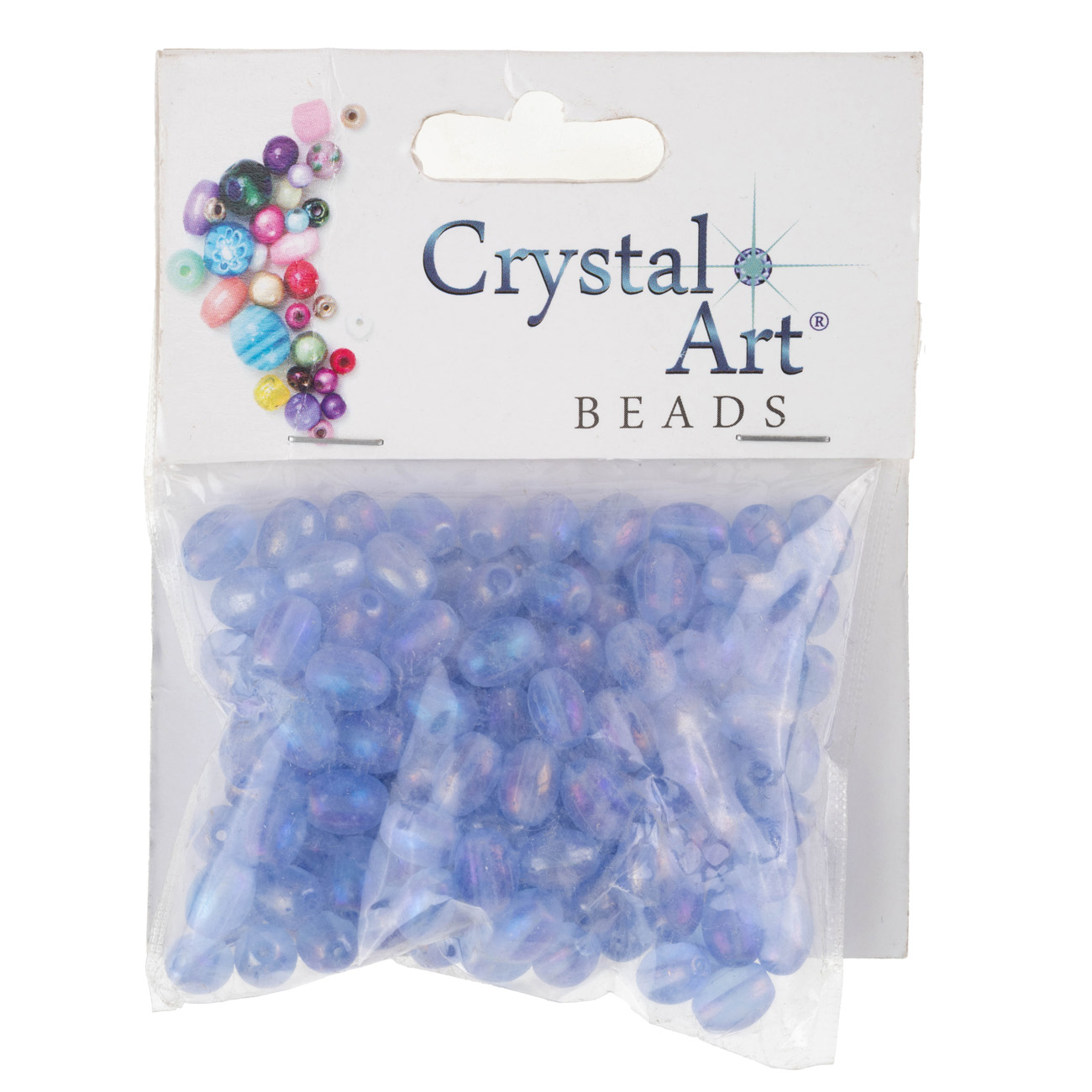 Намистини 6*8 мм 50 г, 11030/016C rainbow, Crystal Art 1