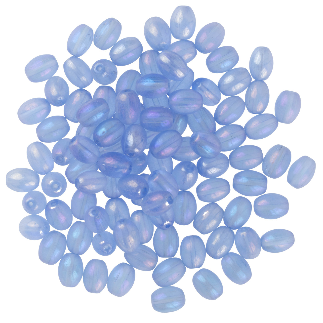Намистини 6*8 мм 50 г, 11030/016C rainbow, Crystal Art