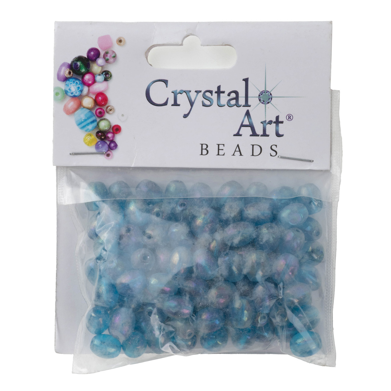 Намистини 6*8 мм 50 г, 11030/101C rainbow, Crystal Art 1