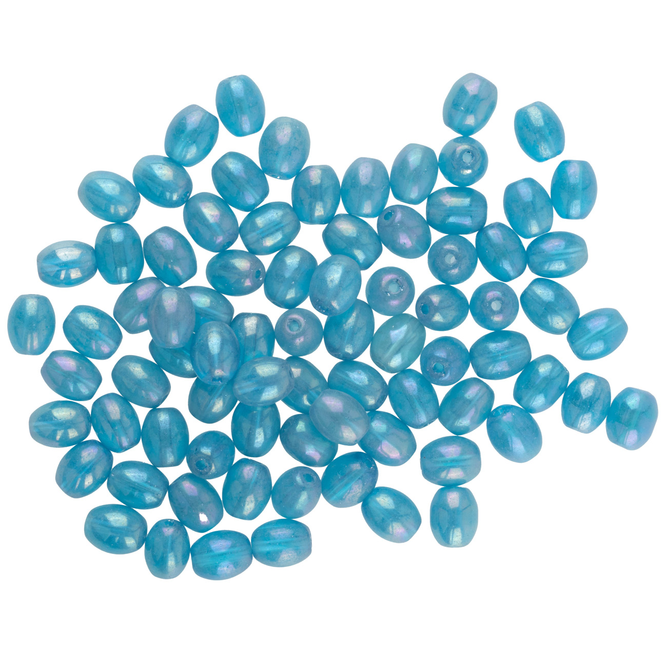 Намистини 6*8 мм 50 г, 11030/101C rainbow, Crystal Art