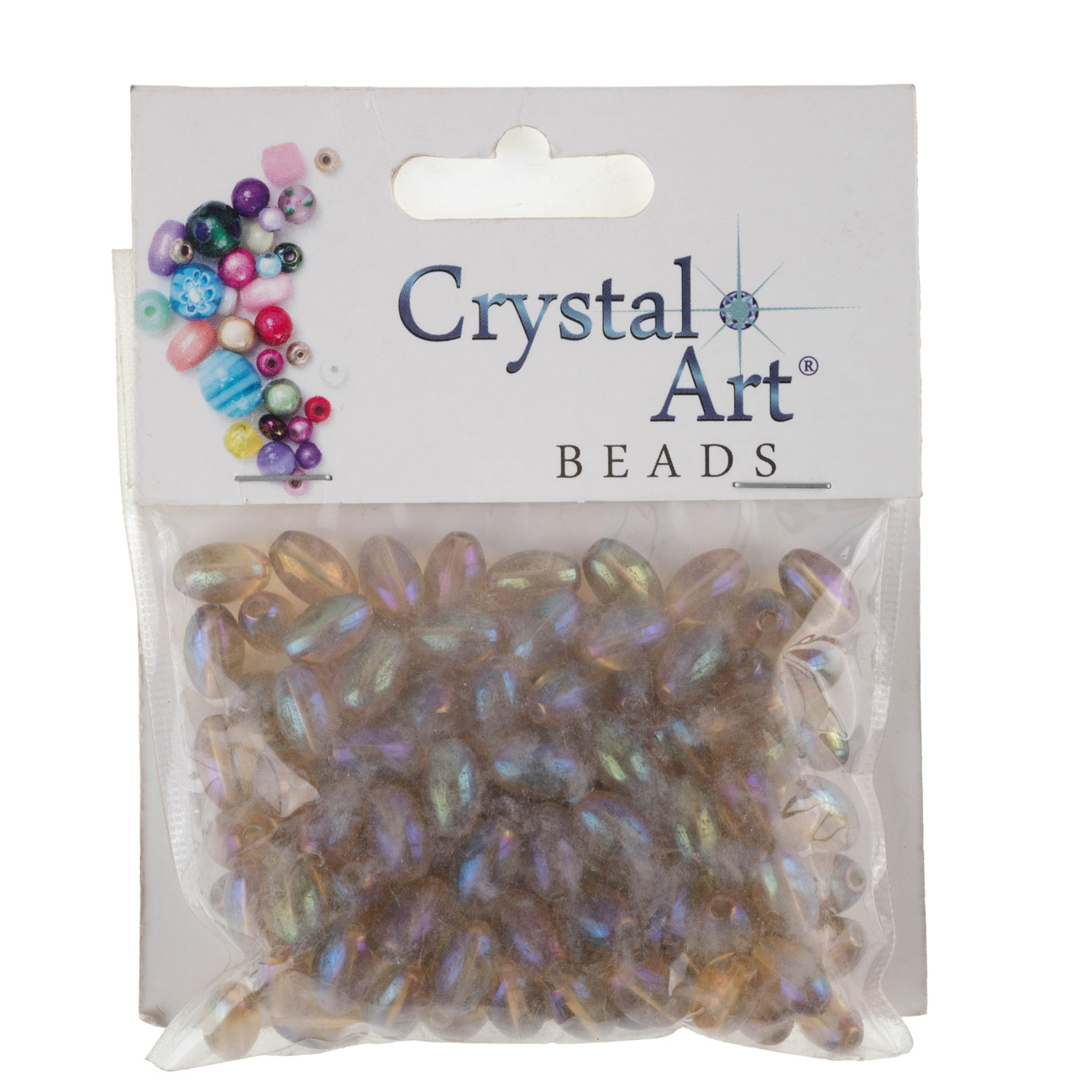 Бусины 7*9 мм 50 г, 11027/020C rainbow, Crystal Art 1