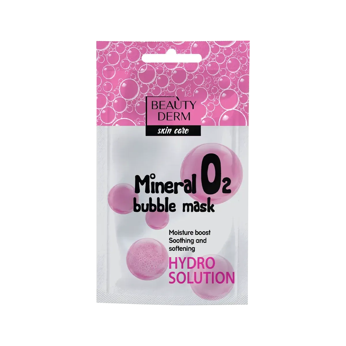 Пенная маска для лица Mineral Bubble BEAUTYDERM, 7 мл