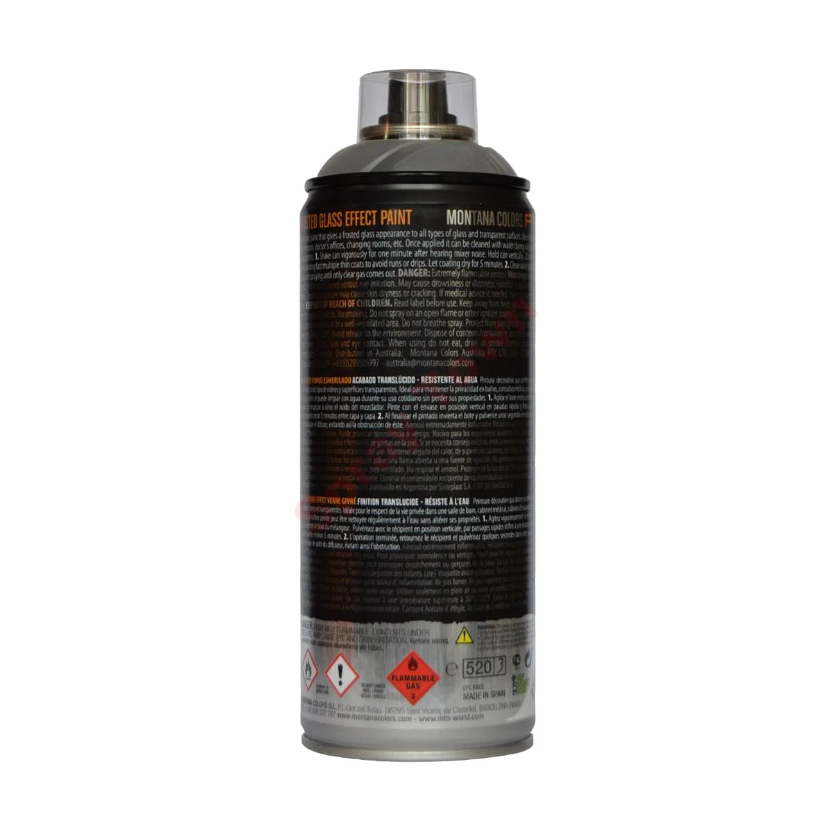 Аерозольна фарба MTN PRO Frosted Glass Effect 400 мл, EX014PR0410 1