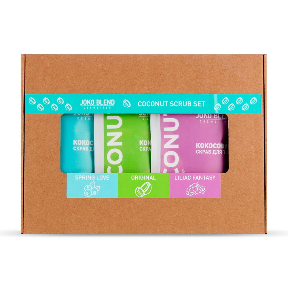 Набір Coconut Body Scrub Joko Blend Set of 3, 734933 1