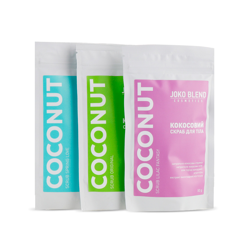 Набір Coconut Body Scrub Joko Blend Set of 3, 734933