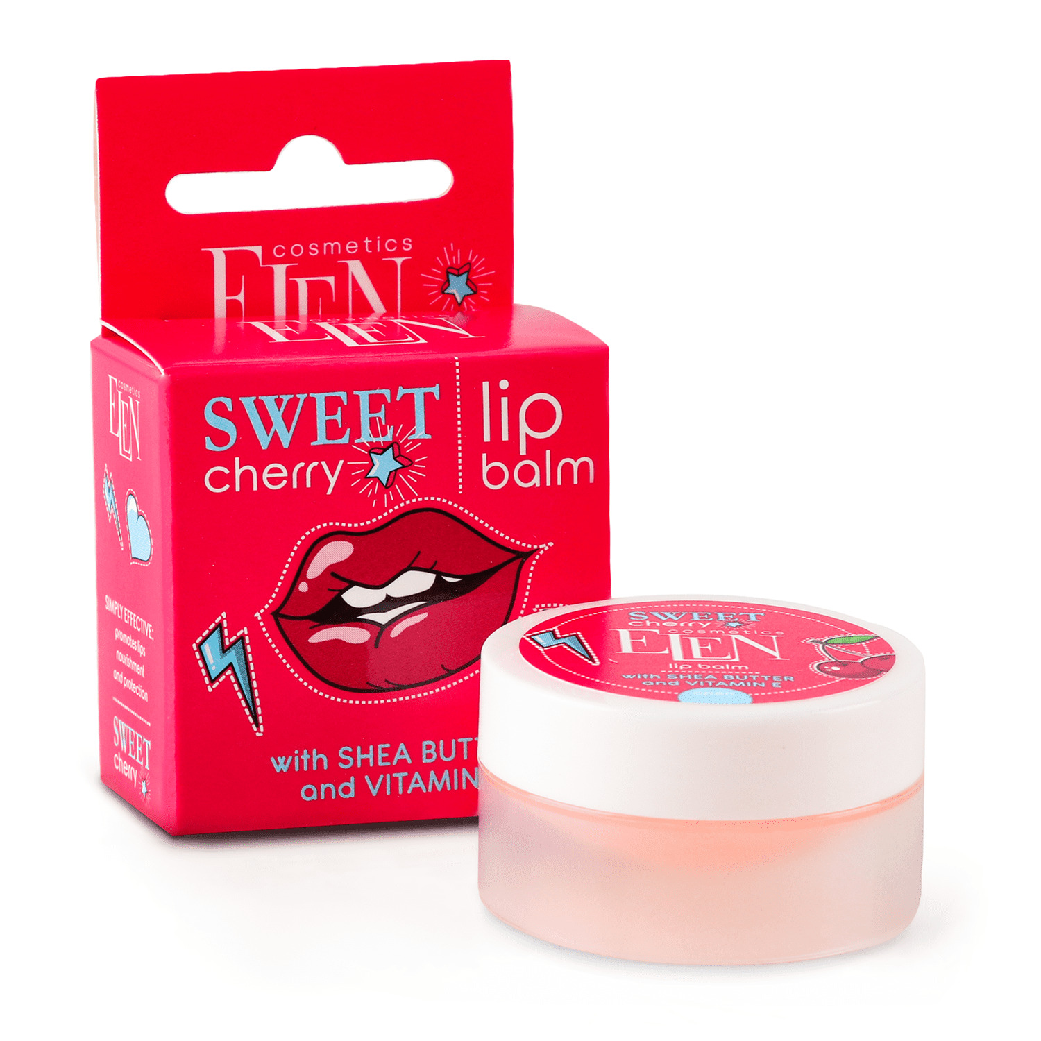 Бальзам для губ Sweet Cherry ELEN cosmetics, 9 г