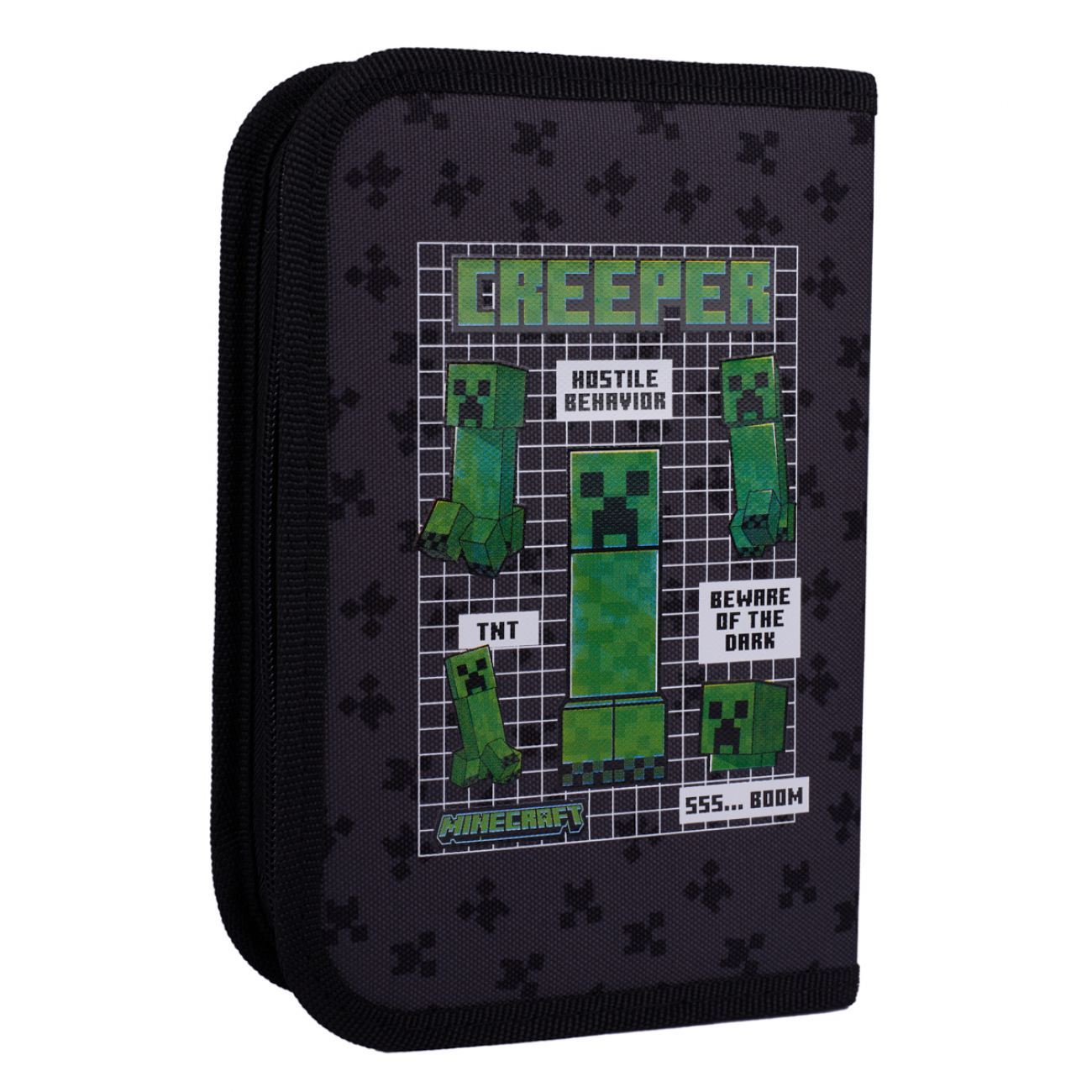 Пенал твердий YES HP-03 "Minecraft Team" одинарний з клапаном, 533622 1