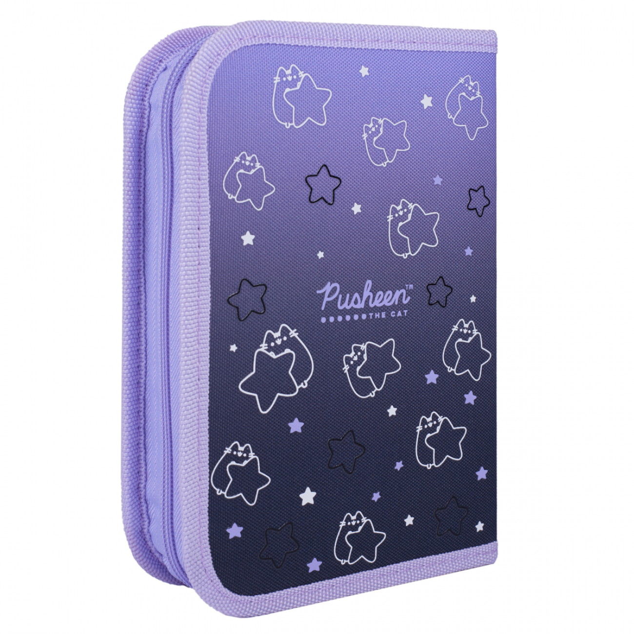 Пенал твердий YES HP-04 "Pusheen Stellar" одинарний з двома клапанами, 533626 1