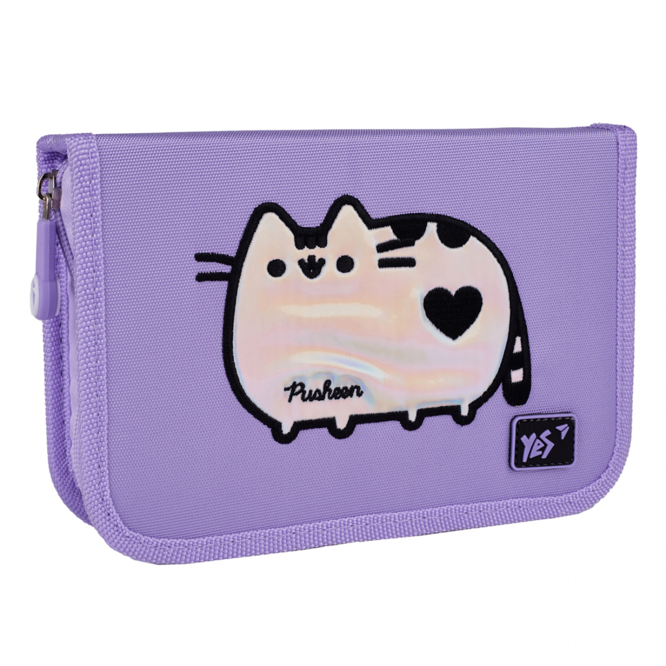 Пенал твердий YES HP-04 "Pusheen Shiny" одинарний з двома клапанами, 533628