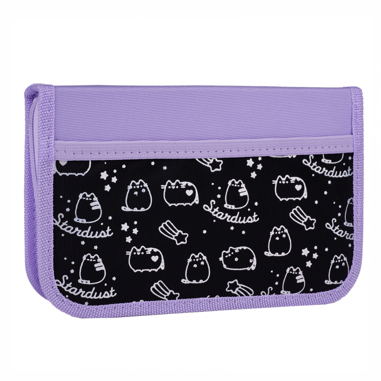 Пенал твердий YES HP-04 "Pusheen Shiny" одинарний з двома клапанами, 533628 1