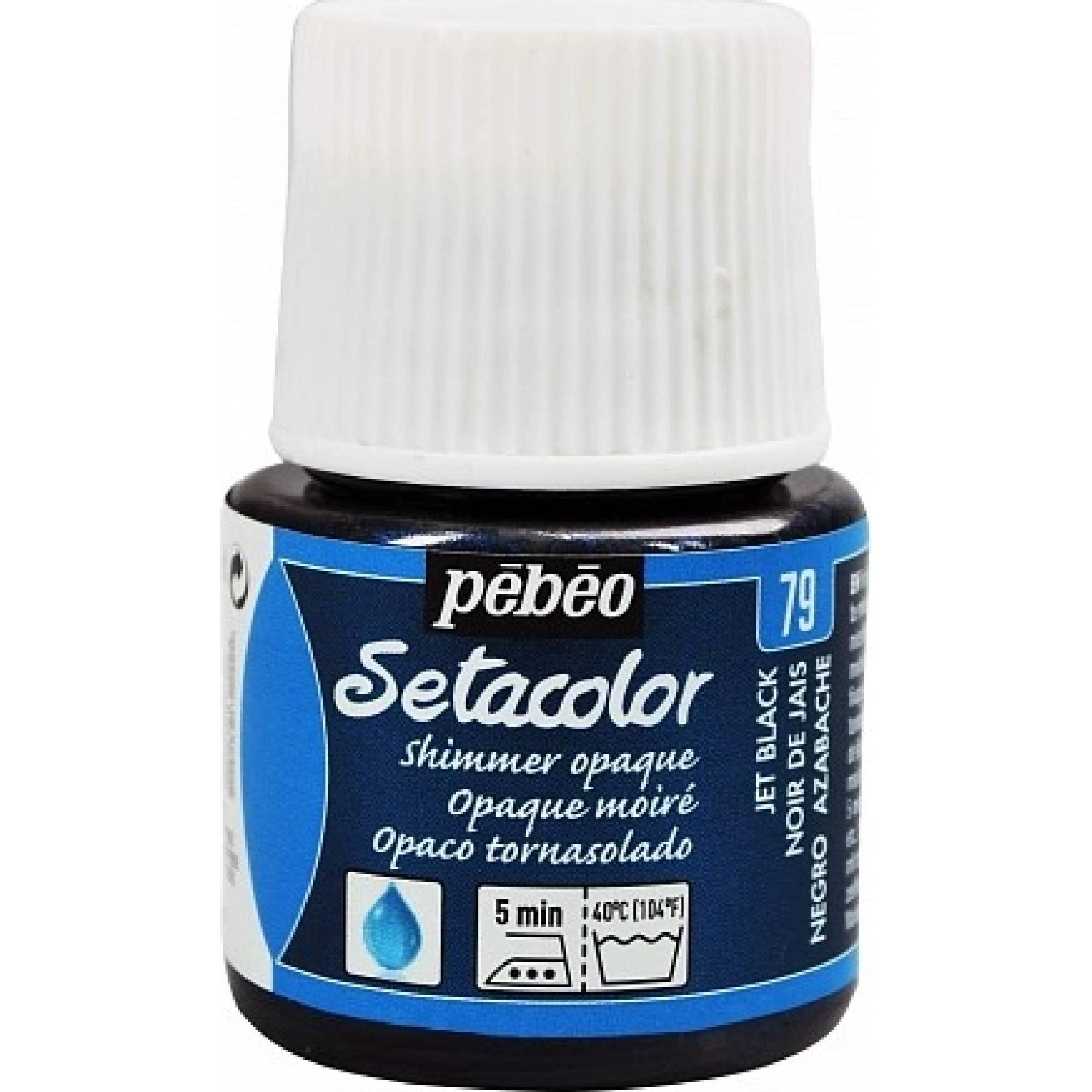 Фарба для світлих тканин Setacolor 45 мл непрозора блискуча, сливова, 295-067 Pebeo