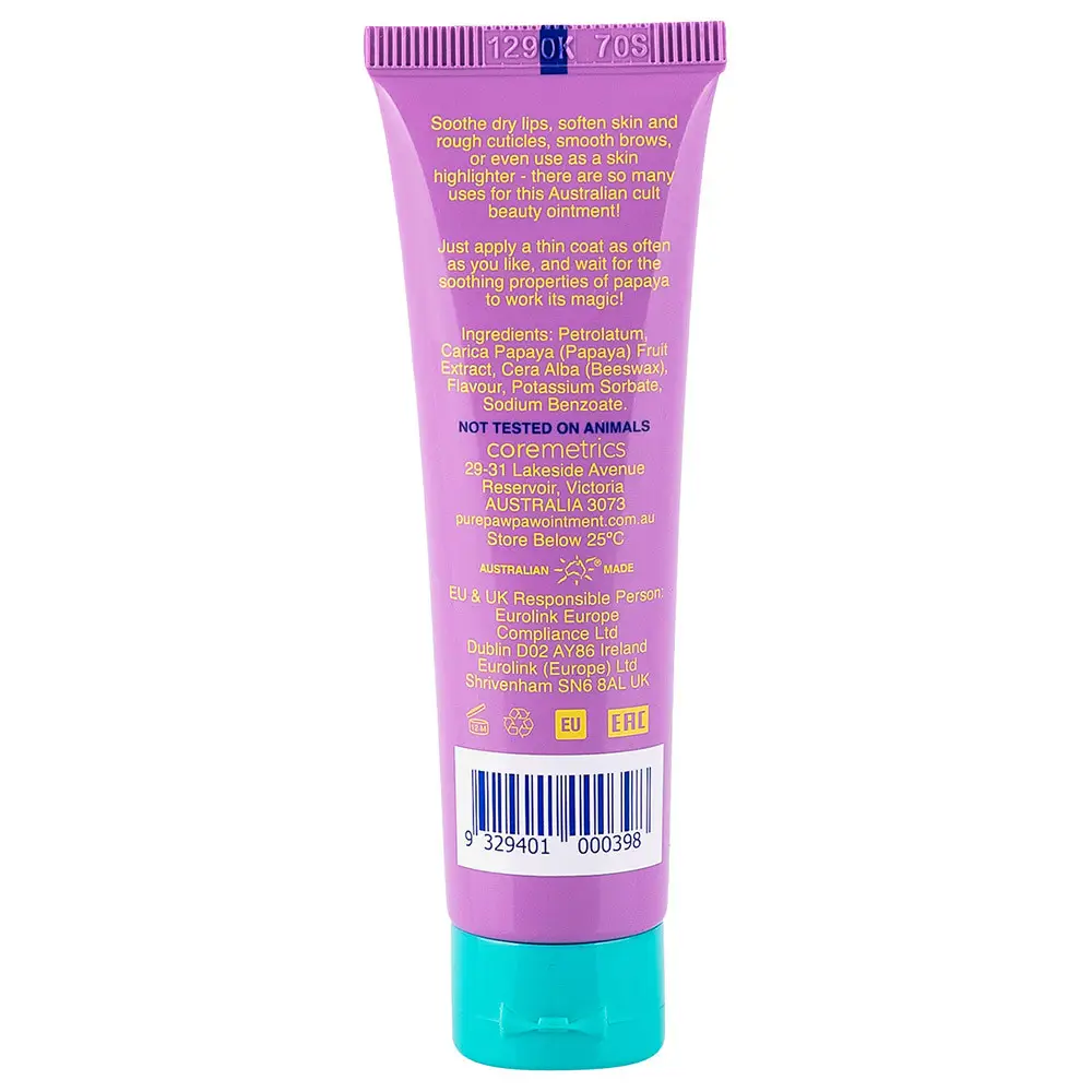 Відновлюючий бальзам для губ Pure Paw Paw Blackcurrant 25 г 1