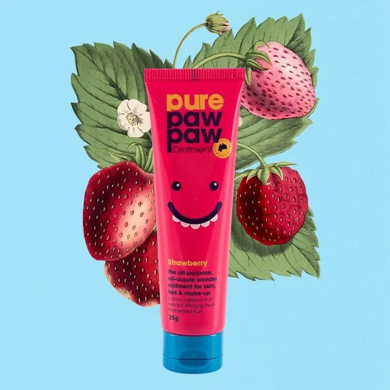 Відновлюючий бальзам для губ Pure Paw Paw Strawberry 15 г 2