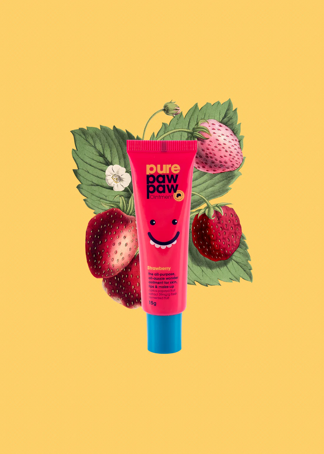 Відновлюючий бальзам для губ Pure Paw Paw Strawberry 25 г 2