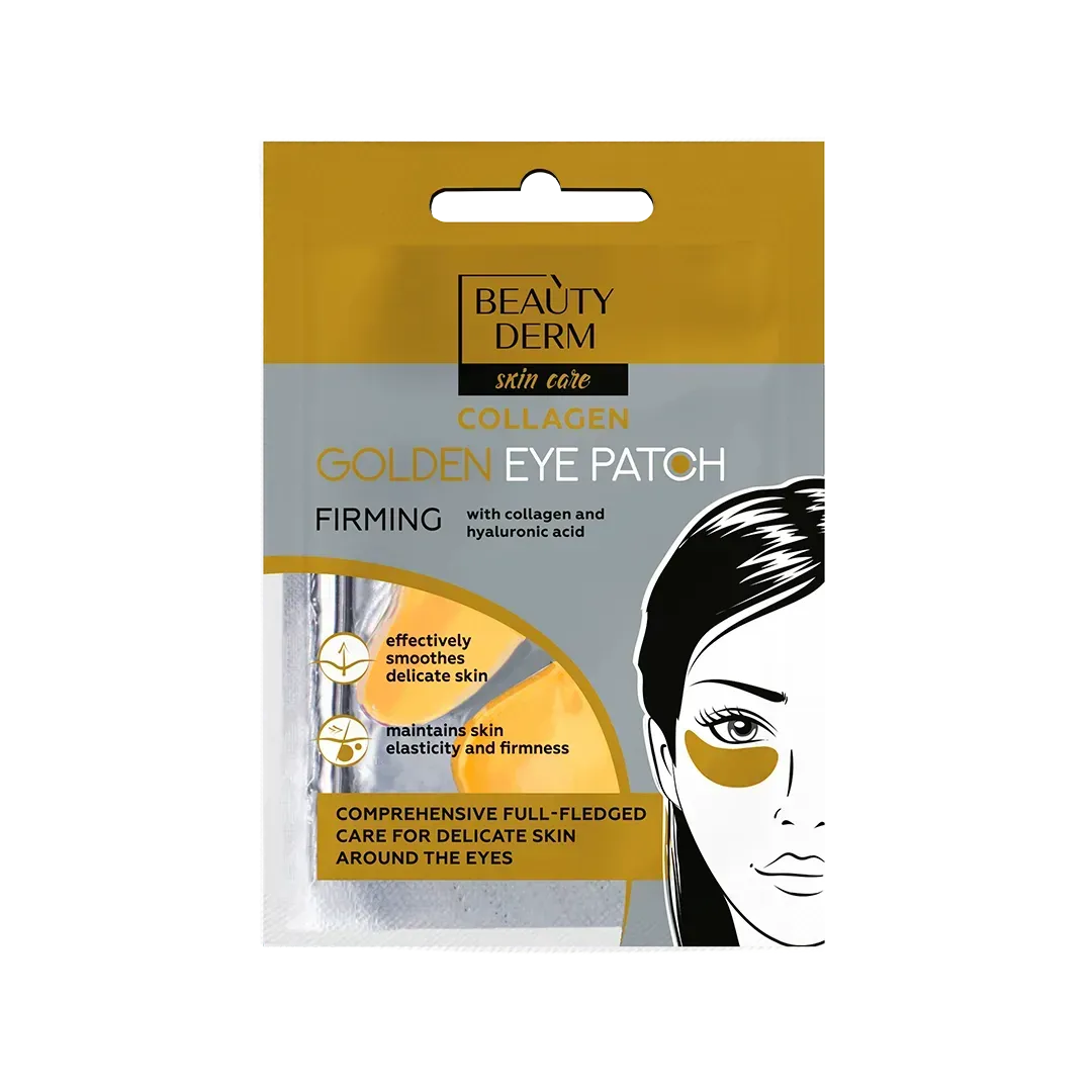 Золоті колагенові патчі для очей BEAUTYDERM, 2 шт, 8 г